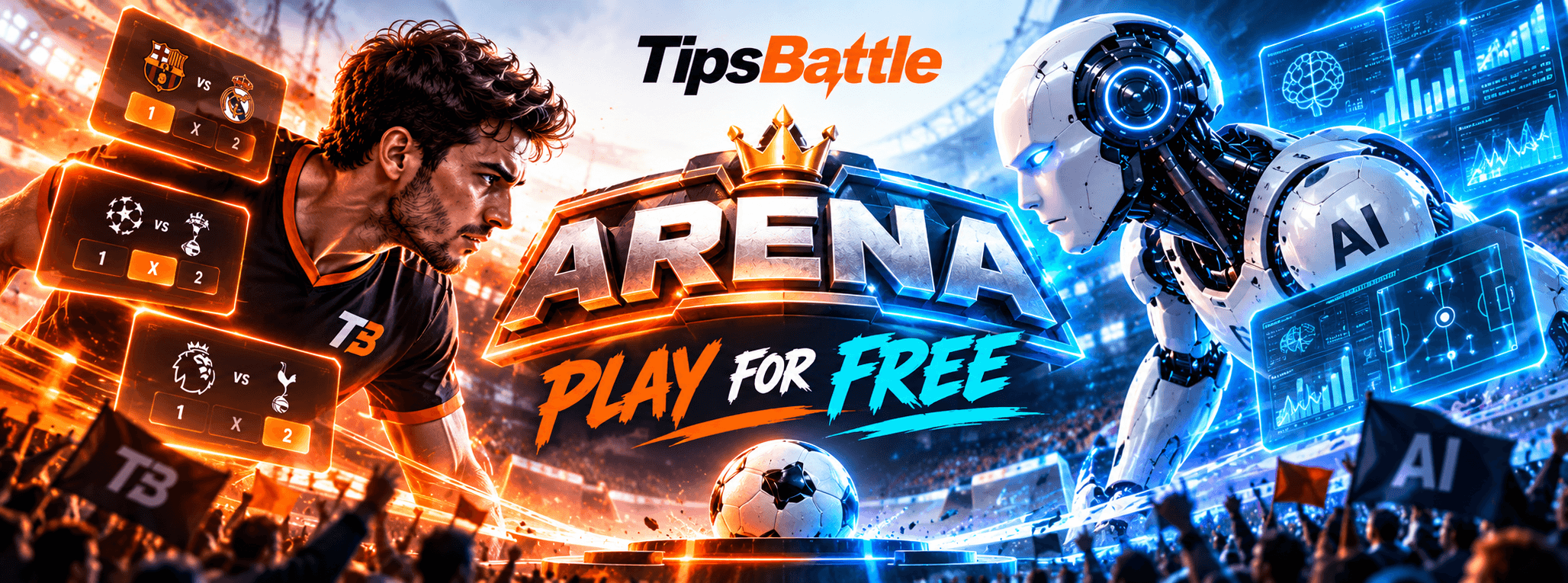 TipsBattle Arena: player versus AI, play for free